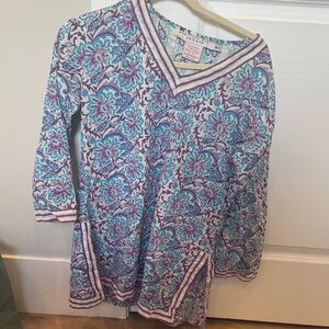 Gretchen Scott Designs Floral V-Neck Tunic Top